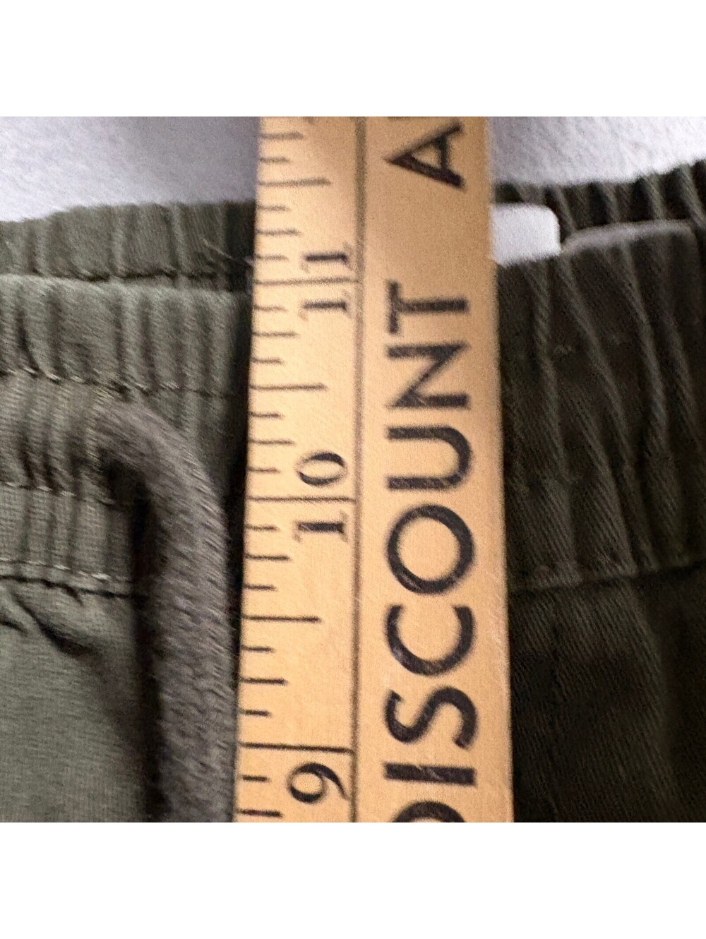 Refuge Womens Cargo Jogger Pants XS Green Elastic Waist Drawstring Pockets - Picture 10 of 13